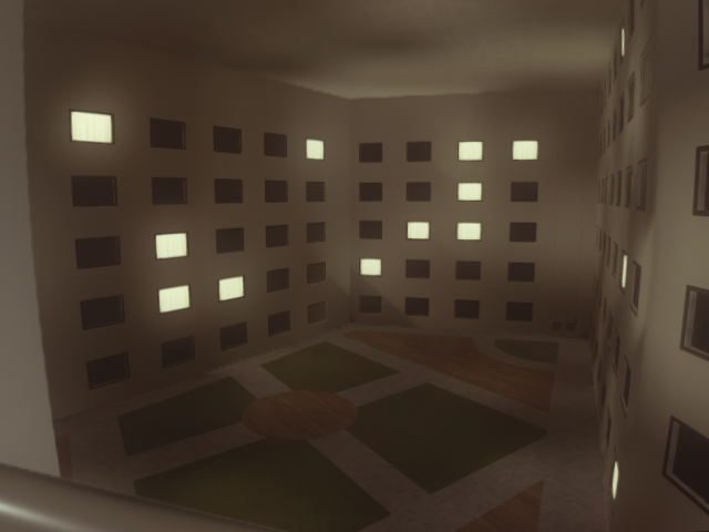 The Empty Halls Screenshot - Level 188 Room of Lit Windows