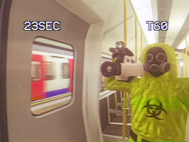 The Empty Halls Screenshot - Level 77 Hazmat Explorer Filming
