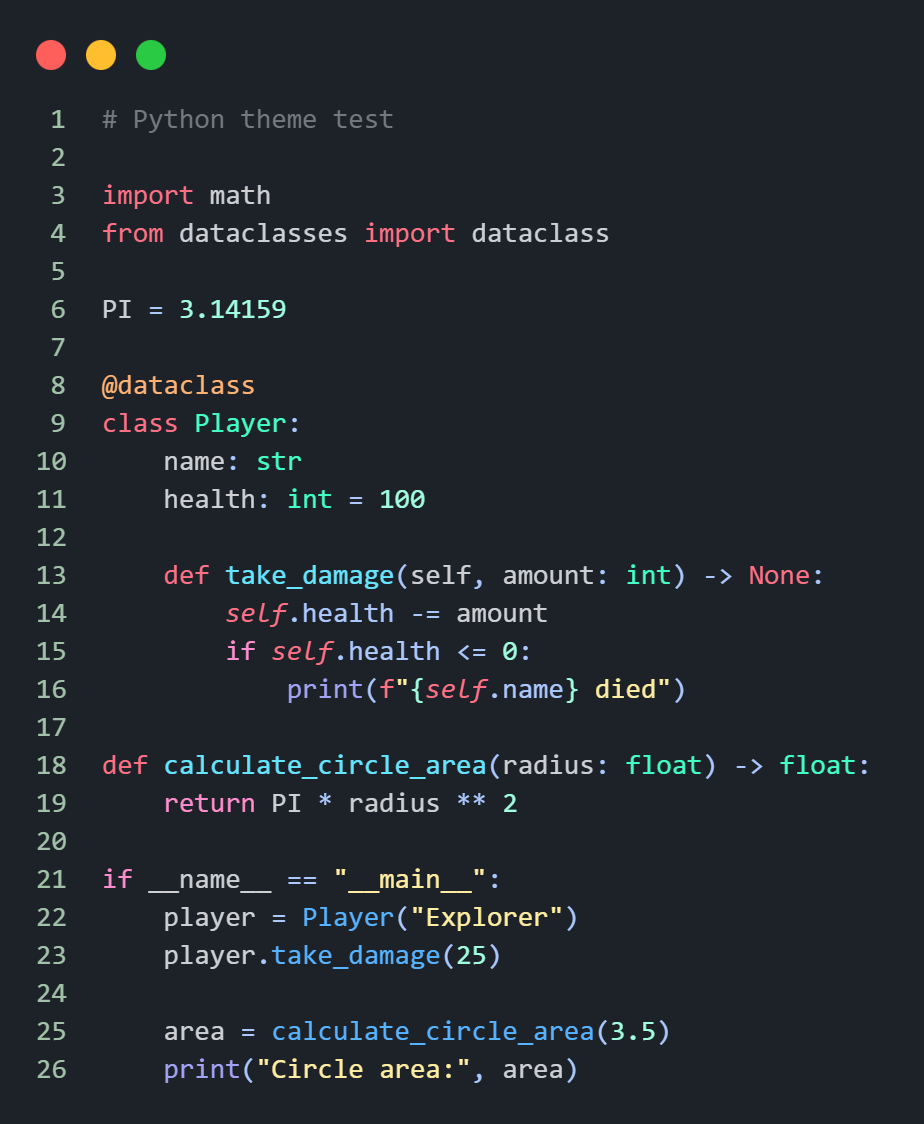 True Godot Theme - Python Syntax Highlighting in VS Code